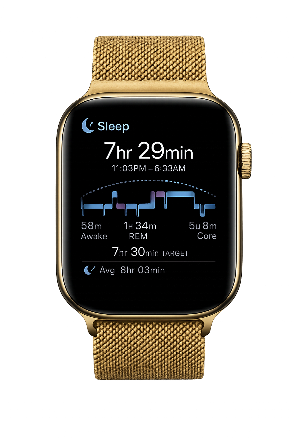 apple watch with sleep score